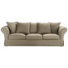 4-/5-Sitzer-Sofa aus Baumwolle, taupe